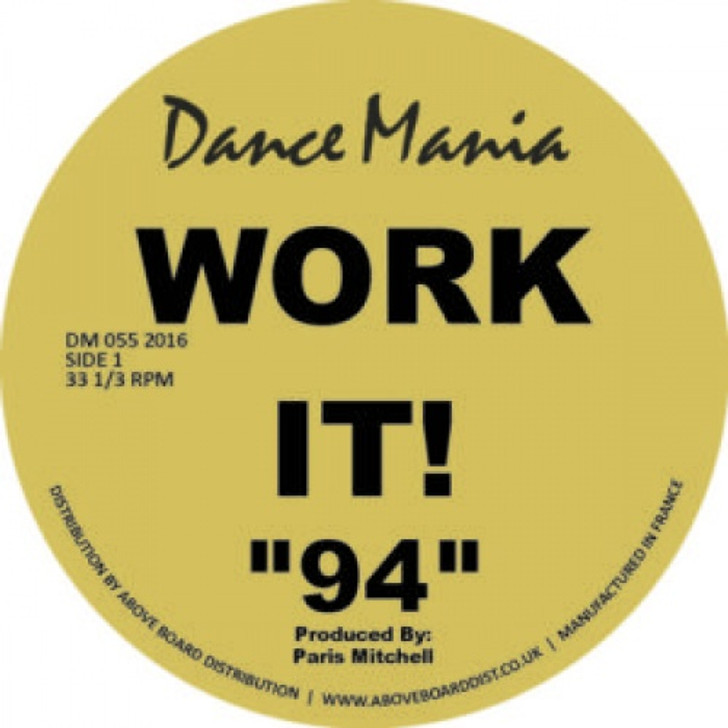 Parris Mitchell - Work It! - 12" Vinyl