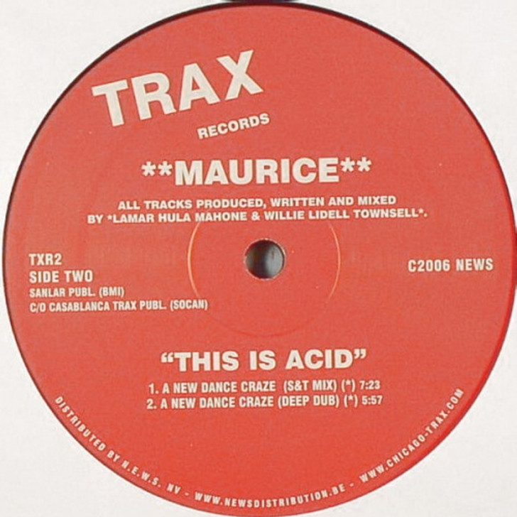 Maurice - This Is Acid - 12" Vinyl