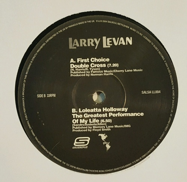 Larry Levan - Classic West End Remixes - 12" Vinyl
