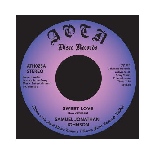 Samuel Jonathan Johnson - Sweet Love - 7" Vinyl