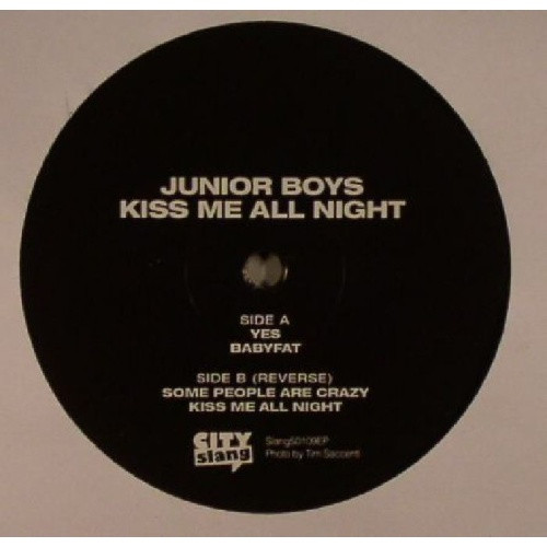 Junior Boys - Kiss Me All Night Ep - 12" Vinyl