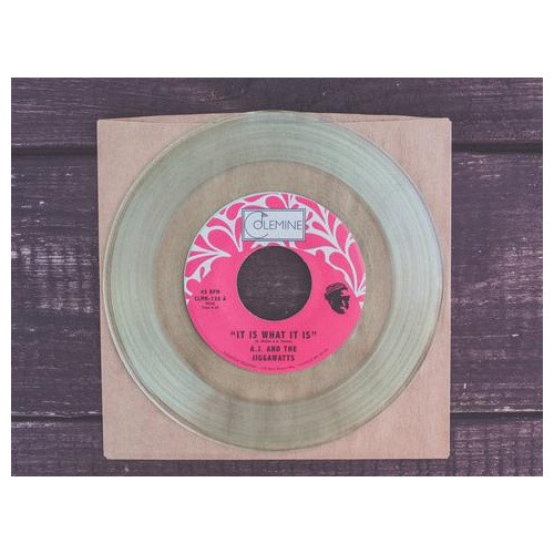 AJ & The Jiggawatts - It Is What It Is / Party Music - 7" Clear Vinyl