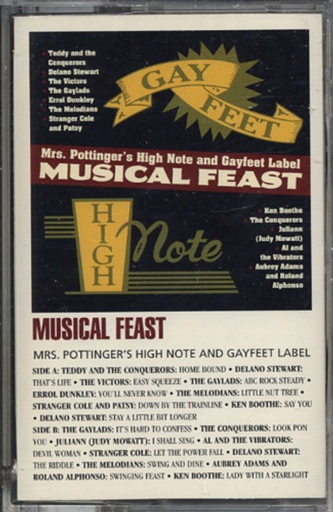 Various Artists - Musical Feast: Mrs. Pottinger's High Note & Gayfeet Label    - Cassette
