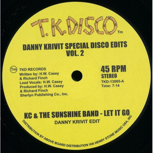 Danny Krivit - Special Disco Edits Vol. 2 - 12" Vinyl