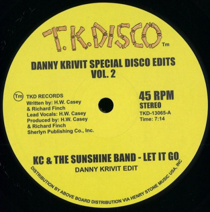 Danny Krivit - Special Disco Edits Vol. 2 - 12" Vinyl