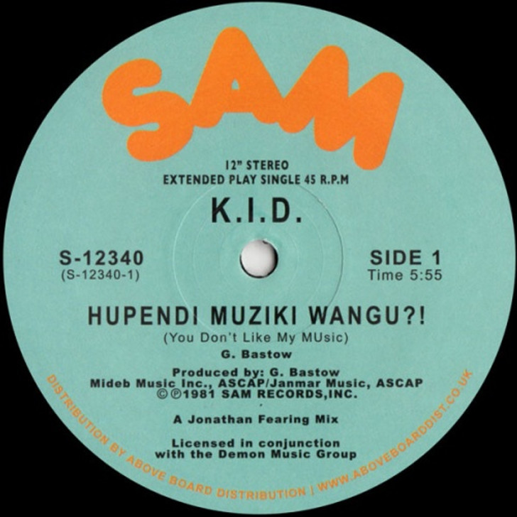 K.I.D. - Hupendi Muziki Wangu?! / It's Hot - 12" Vinyl