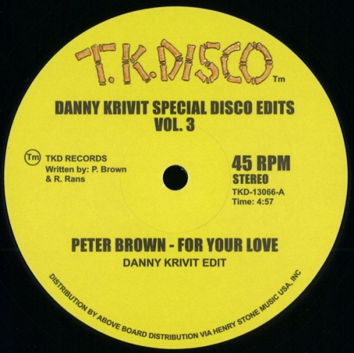 Danny Krivit - Special Disco Edits Vol. 3 - 12" Vinyl