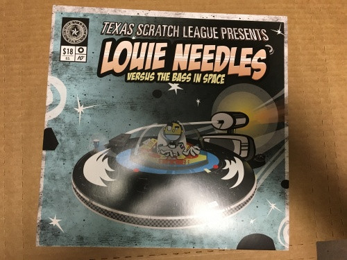 Texas Scratch League - Louie Needles Versus The Bass In Space / State Of Compilation - 2x 10" Vinyl