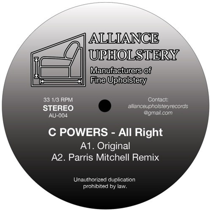 C Powers - All Right - 12" Vinyl