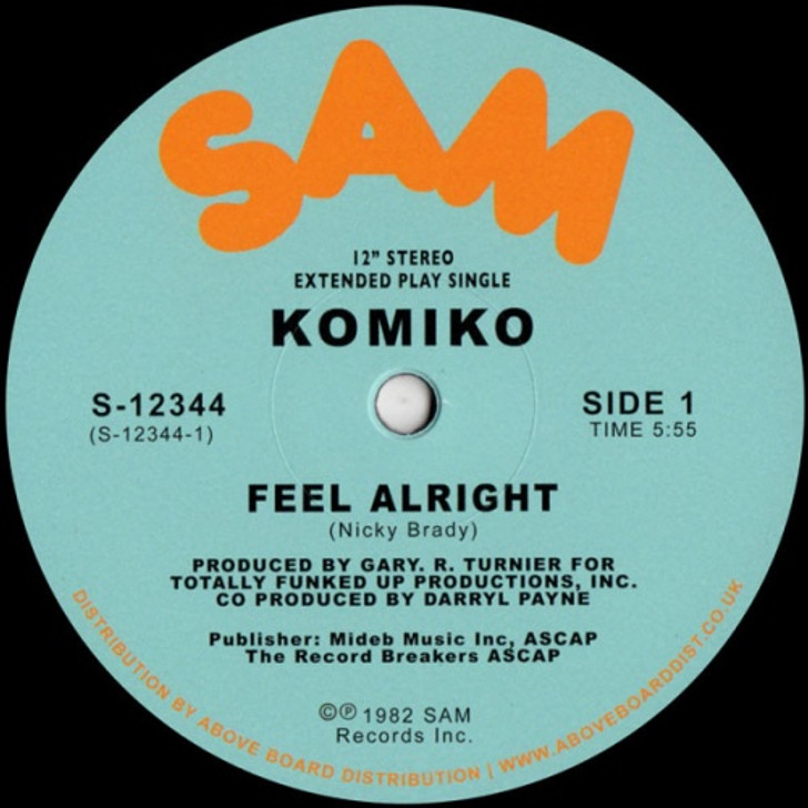 Komiko - Feel Alrigh - 12" Vinyl