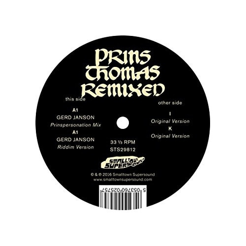Prins Thomas - Gerd Janson Remixes - 12" Vinyl