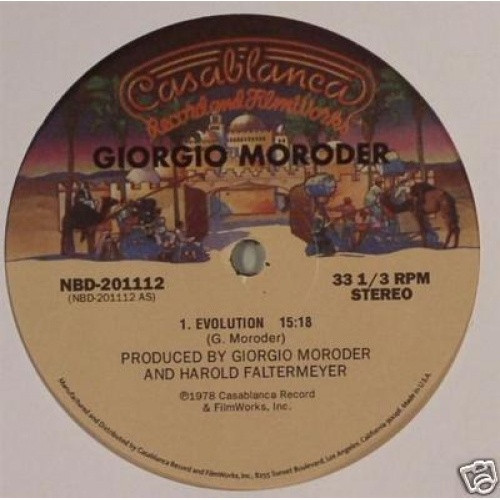 Giorgio Moroder - Evolution/I Wanna Rock You - 12" Vinyl