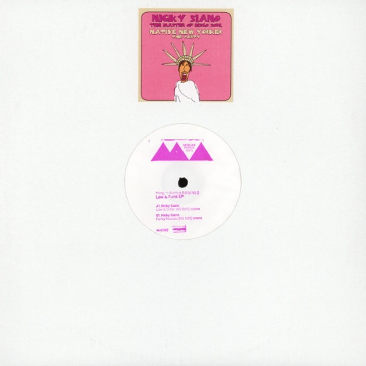 Nicky Siano - Law & Funk Ep - 12" Vinyl