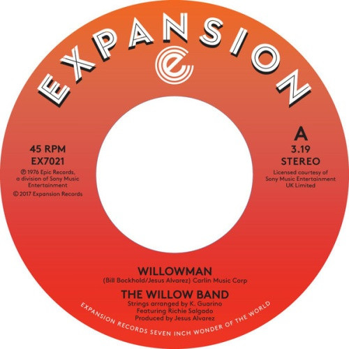The Willow Band - Willowman / Funky Guitar Man - 7" Vinyl