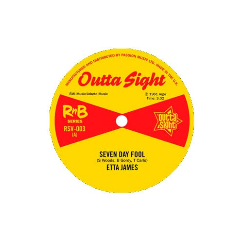 Etta James - Seven Day Fool - 7" Vinyl