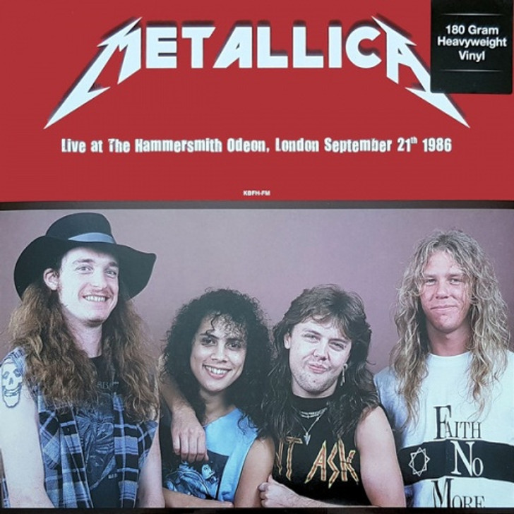 Metallica - Live At The Hammersmith Odeon, London 9/21/1986 - LP Vinyl