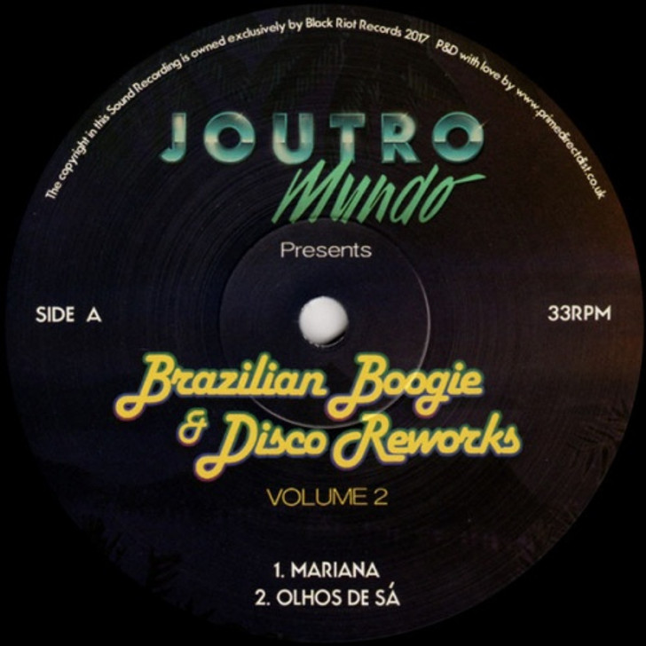 洋楽 Joutro Mundo BrazilianDisco&Boogie Vol.2 Joutro Mundo - Brazilian Disco & Boogie Reworks Vol. 2 - 12