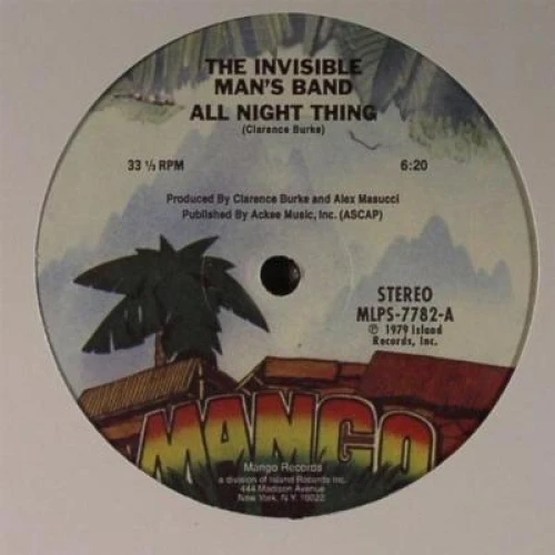 Invisible Man's Band - All Night Thing - 12" Vinyl
