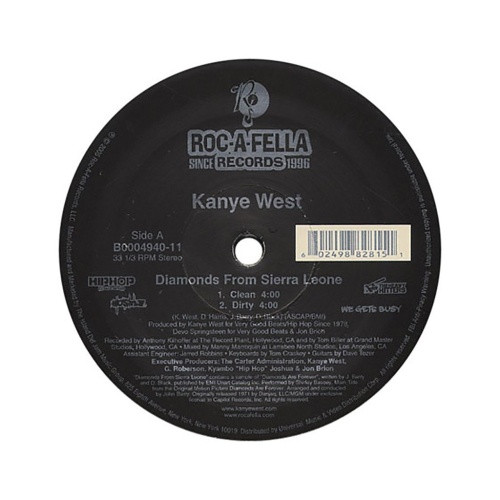 Kanye West - Diamonds From Sierra Leone - 12" Vinyl