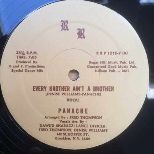 Panache - Every Brother Ain't A Brother - 12" Vinyl