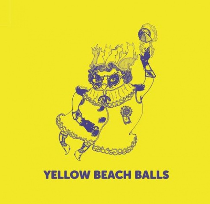 Yellow Beach Balls - Space Cat - 12" Vinyl