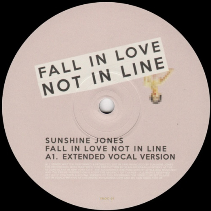 Sunshine Jones - Fall In Love Not In Line - 12" Vinyl