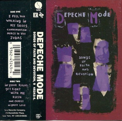 Depeche Mode - Songs Of Faith & Devotion - Cassette - Ear Candy Music