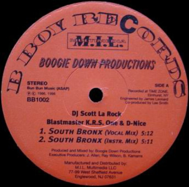 Boogie Down Productions - South Bronx / The P Is Free - 12" Vinyl
