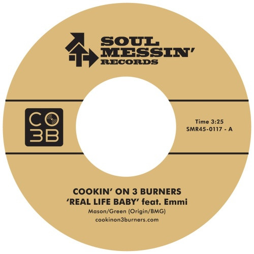 Cookin' On 3 Burners - Real Life / Enter Sandman - 7" Vinyl