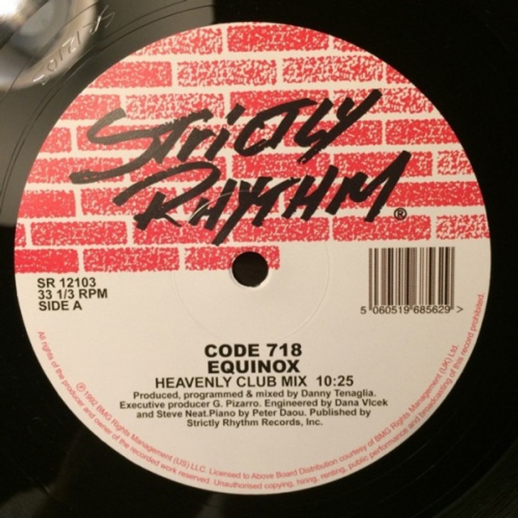 Code 718 - Equinox (legit reissue) - 12" Vinyl