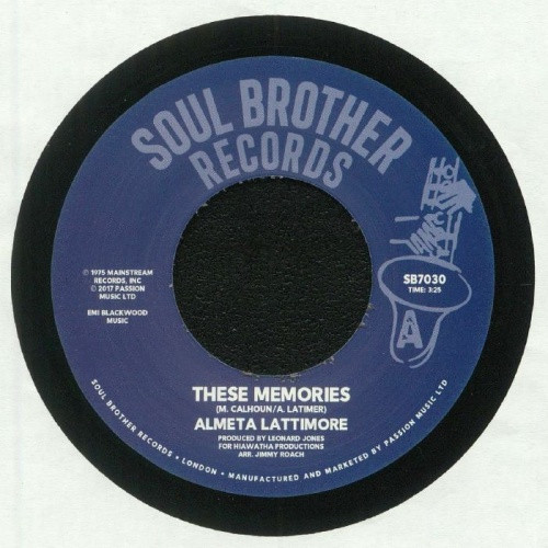 Almeta Lattimore - These Memories - 7" Vinyl