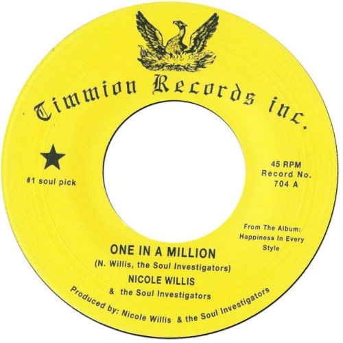 Nicole Willis & The Soul Investigators - One In A Million - 7" Vinyl