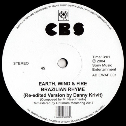 EARTH WIND & FIRE / BRAZILIAN RHYME 別MIX Earth, Wind & Fire