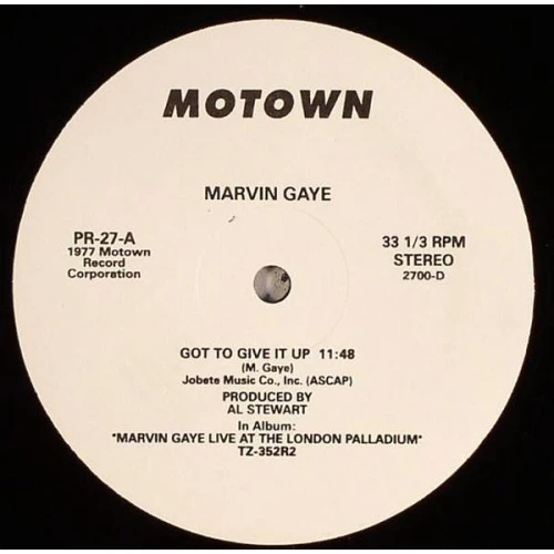 Marvin Gaye - Got To Give It Up / After The Dance - 12" Vinyl