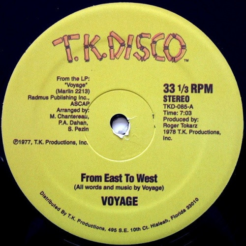 Voyage - From East To West / Lady America - 12" Vinyl