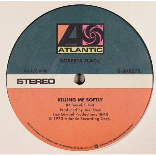 Roberta Flack - Killing Me Softly / Back Together Today - 12" Vinyl