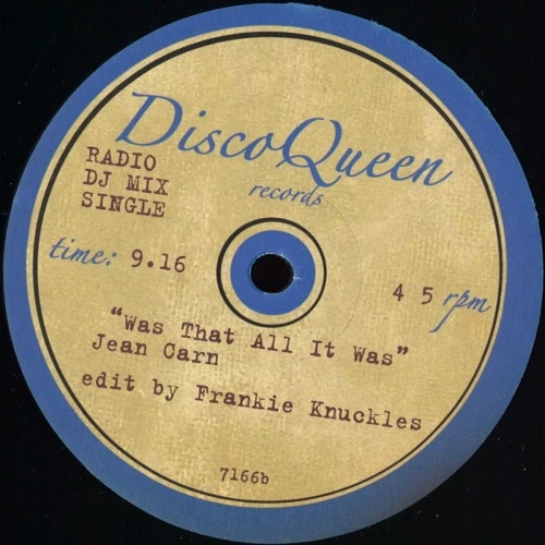 Talking Heads / Jean Carn - I Zimbra / Was That All It Was (Frankie Knuckles edits) - 12" Vinyl
