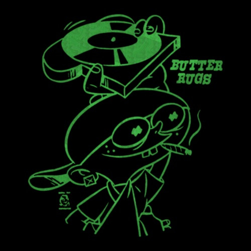 Frosted Butter Rugs - Butter Rug Boy (Glow In The Dark) - Slipmat (Pair)