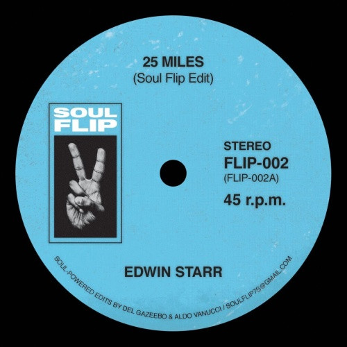 Edwin Starr / Aretha Franklin - 25 Miles / A Change (Remixes) - 7" Vinyl