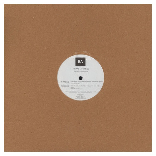 Nirosta Steel - The Dry Ice Remixes - 12" Vinyl