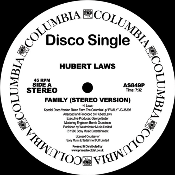 Hubert Laws - Family - 12" Vinyl