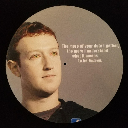 Mark Zuckerberg - What It Means To Be Human - Single Slipmat