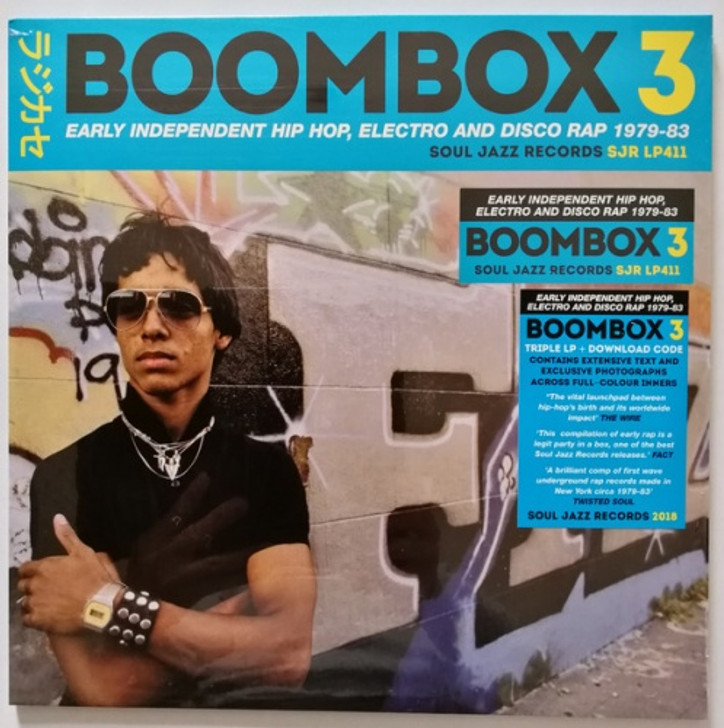 Various Artists - Boombox 3 (Early Independent Hip Hop, Electro, & Disco Rap 1979-83) - 3x LP Vinyl