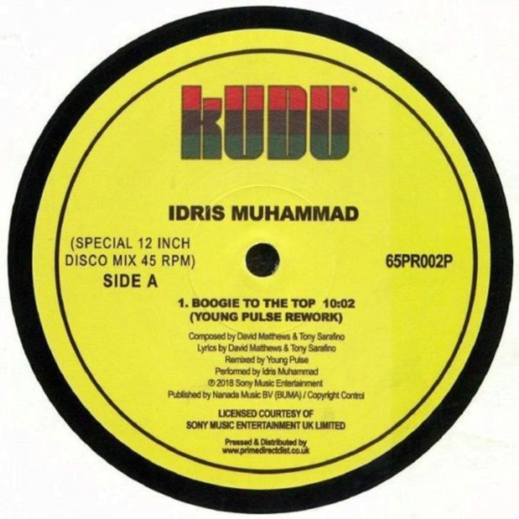 Idris Muhammad - Boogie To The Top - 12" Vinyl