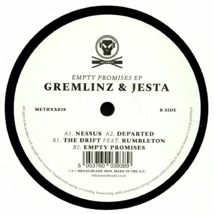 Gremlinz & Jesta - Empty Promises Ep - 12" Vinyl