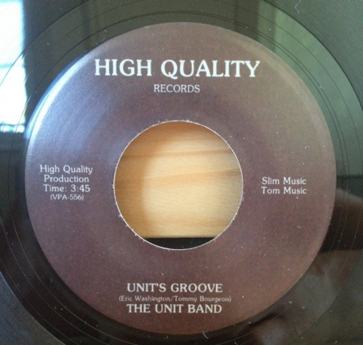 The Unit Band - Unit's Groove - 7" Vinyl