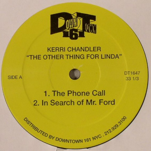 Kerri Chandler - The Other Thing For Linda - 12" Vinyl