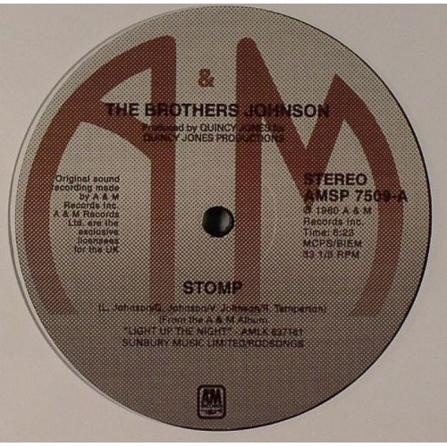The Brothers Johnson - Stomp! / Let's Swing - 12" Vinyl