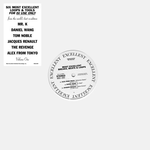 Various Artists - Most Excellent Breaks, Beats & Loops Vol. 1 - 12" Vinyl