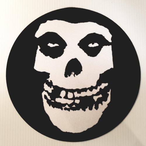 The Misfits - Skull / Crimson Ghost - Single Slipmat